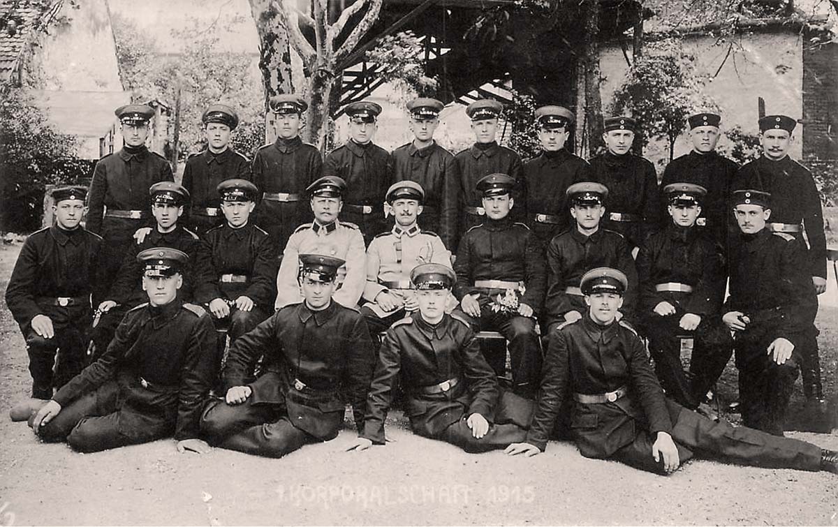 Bensheim. Soldaten, 1915