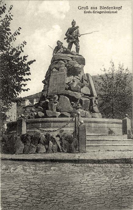 Biedenkopf. Kreis Kriegerdenkmal 21.Juli 1926
