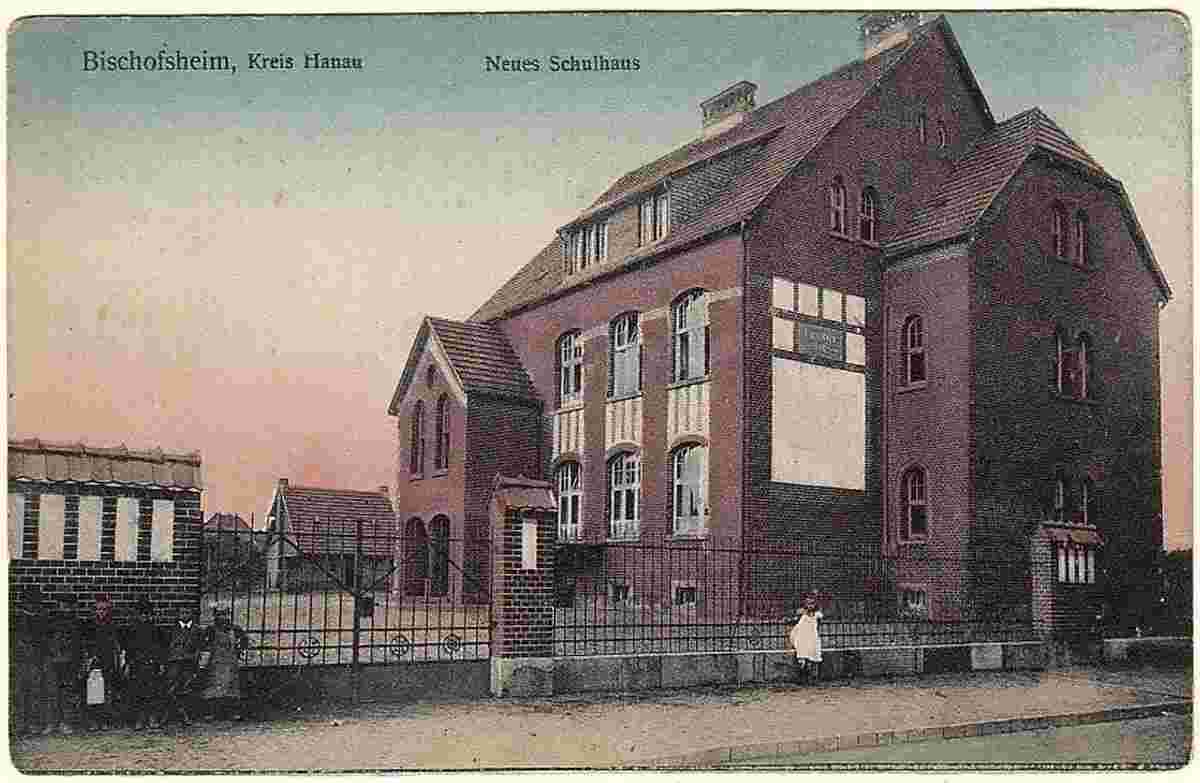 Bischofsheim. Neues Schulhaus