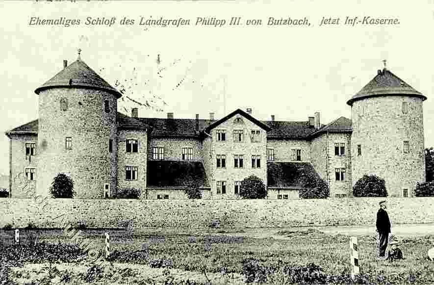 Butzbach. Ehemaliges Schloß des Landgrafen Philipp III