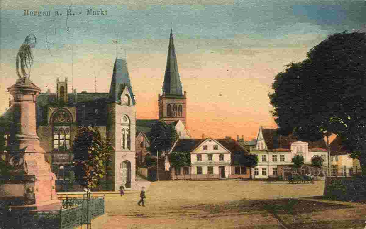 Bergen auf Rügen. Marktplatz, 1921