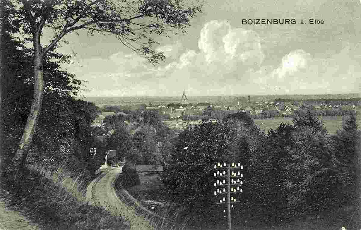 Boizenburg. Panorama der Stadt, 1913