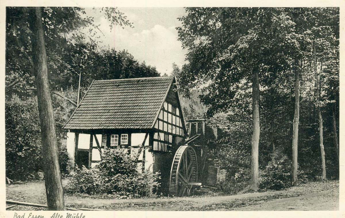 Bad Essen. Alte Mühle, 1957