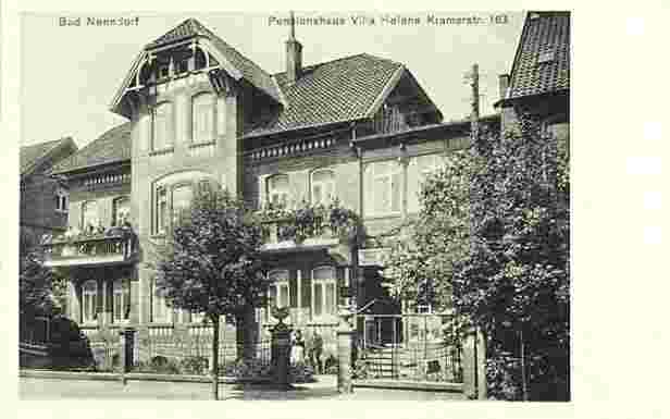 Bad Nenndorf. Hotel-Pension Villa 'Helene', Kramerstraße