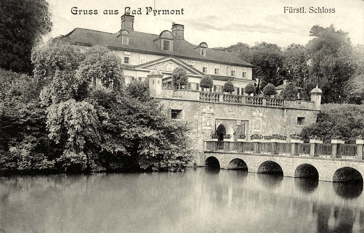 Bad Pyrmont. Fürstliches Schloß, 1909