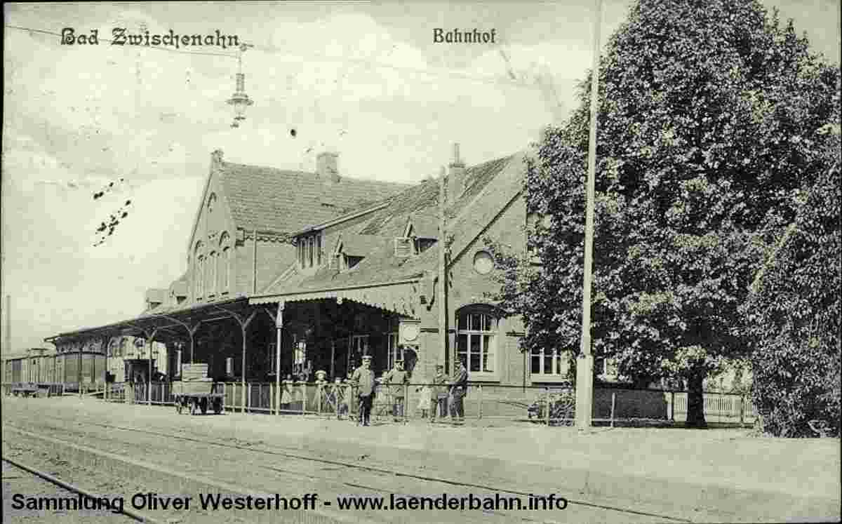 Bad Zwischenahn. Bahnhof, um 1915