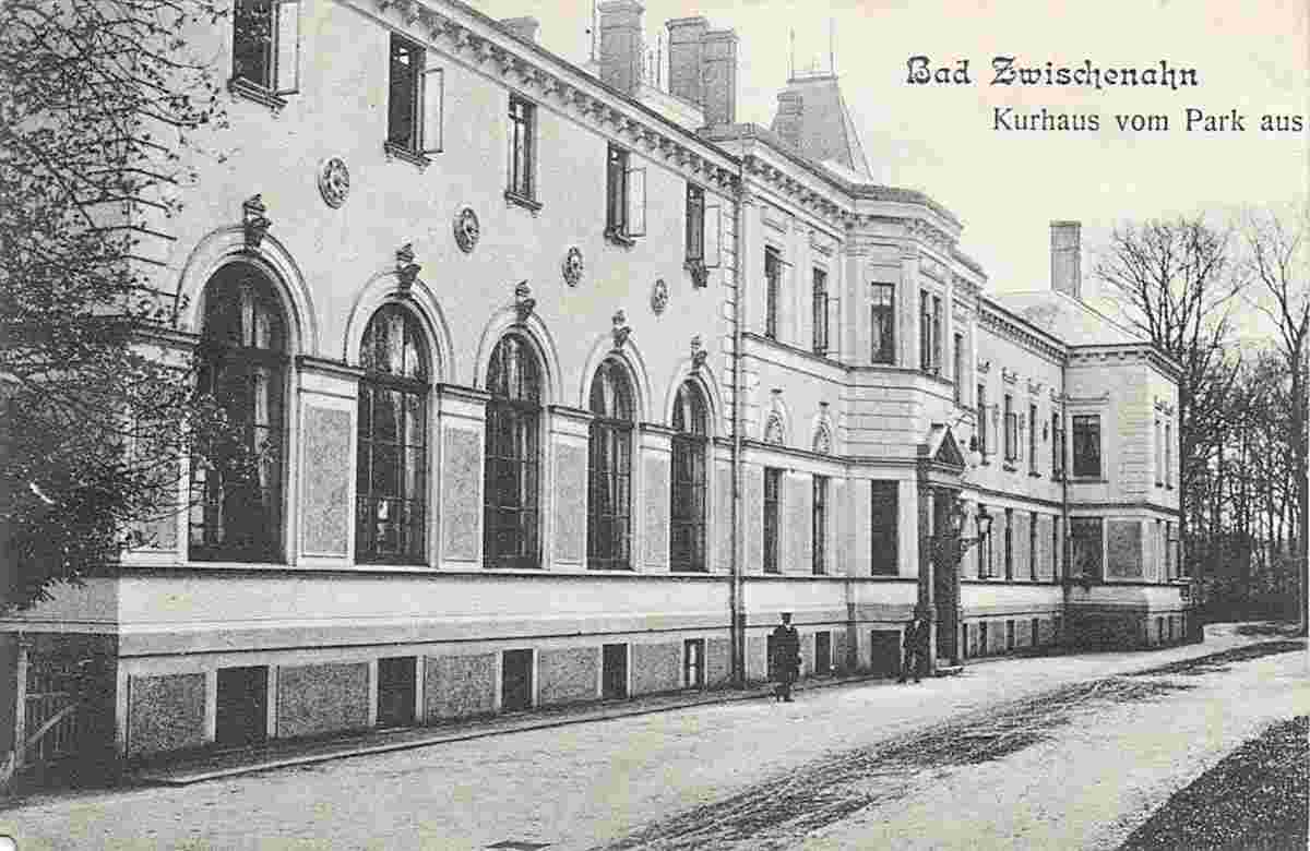 Bad Zwischenahn. Kurhaus vom Park aus, 1916