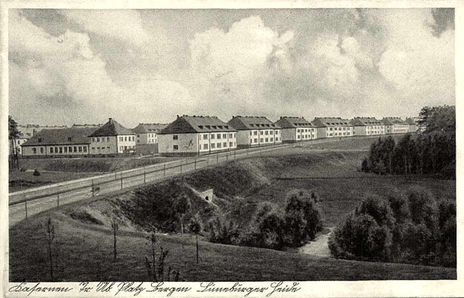 Bergen (Celle). Lüneburger Heide, Kaserne, Truppenübungsplatz