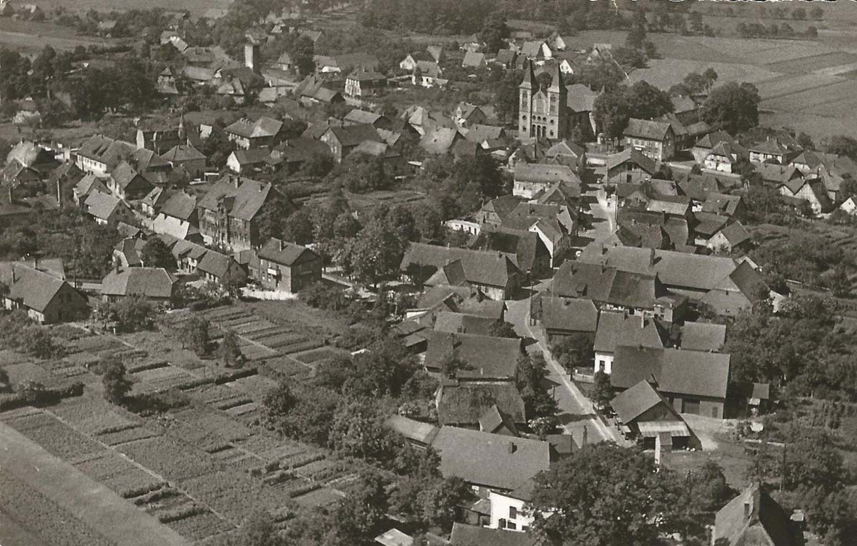 Beverstedt, Luftbild, 1959