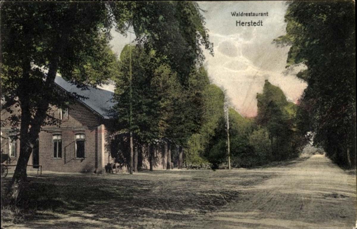 Beverstedt. Heerstedt - Waldrestaurant, 1914