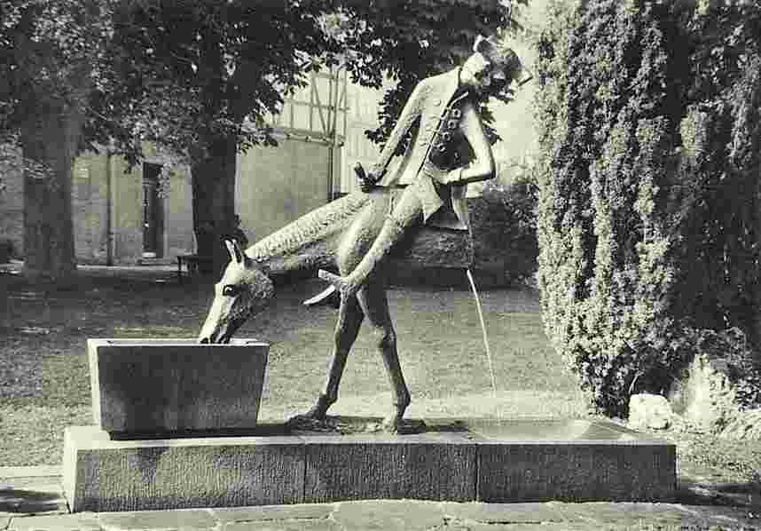 Bodenwerder. Münchhausenbrunnen, 1975