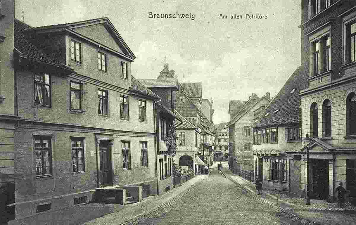 Braunschweig. Am Alten Petritor, um 1900