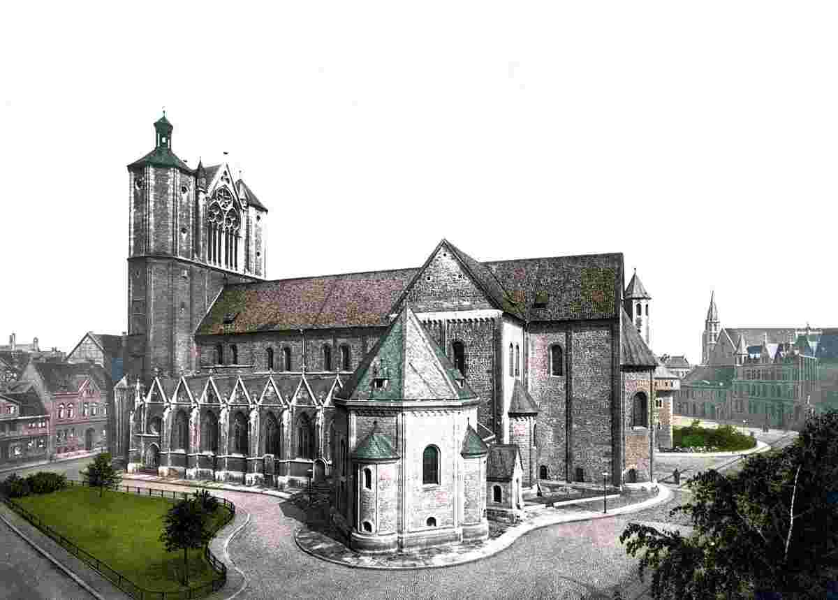 Braunschweig. Braunschweiger Dom, um 1900