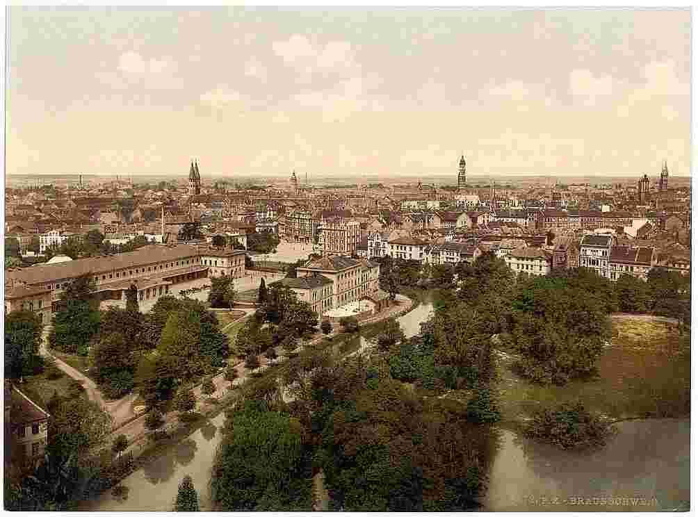 Braunschweig. Panorama der Stadt