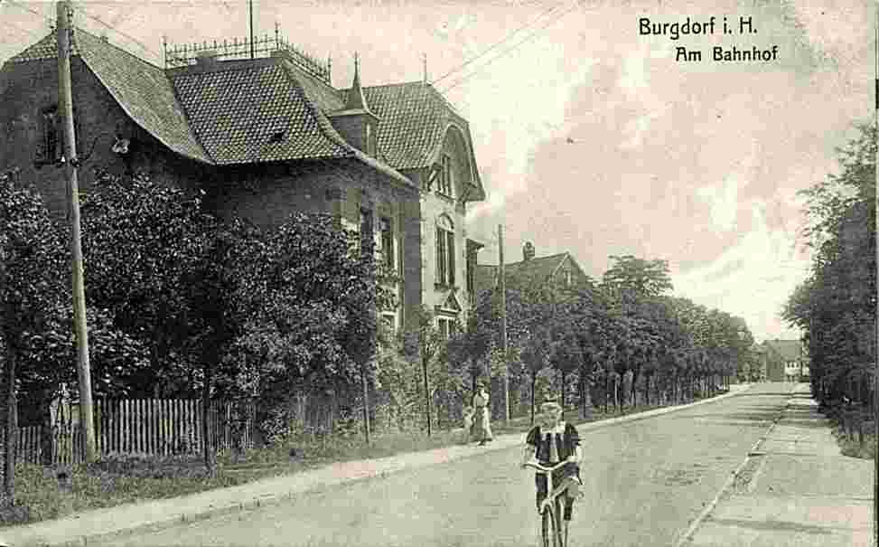 Burgdorf. Am Bahnhof, 1912