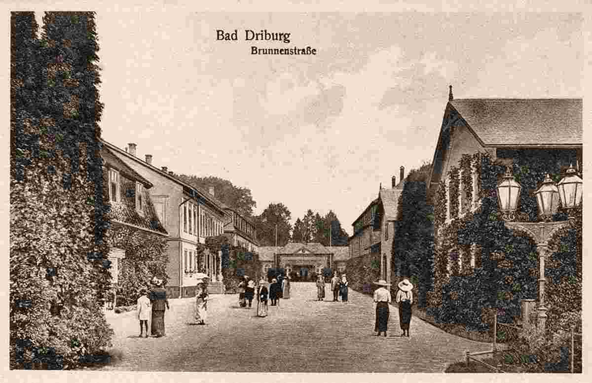 Bad Driburg. Brunnenstraße