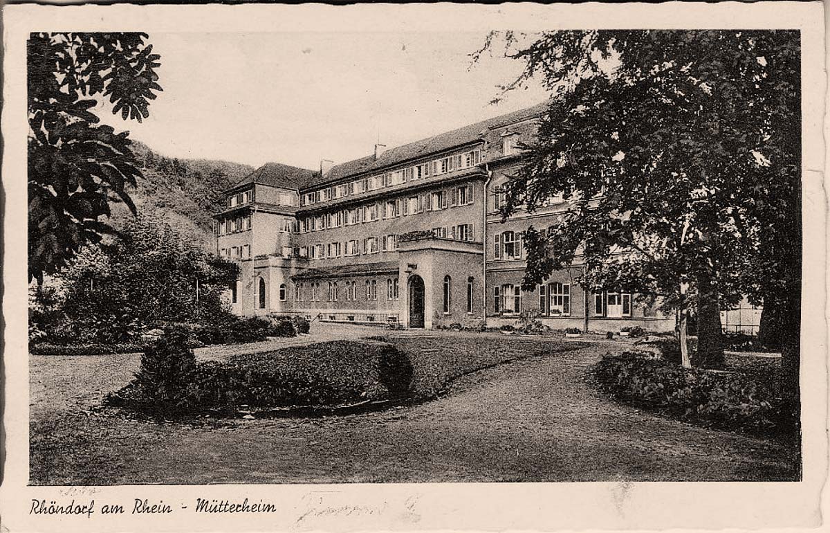Bad Honnef. Rhöndorf - Katholisches Mütterheim, 1953