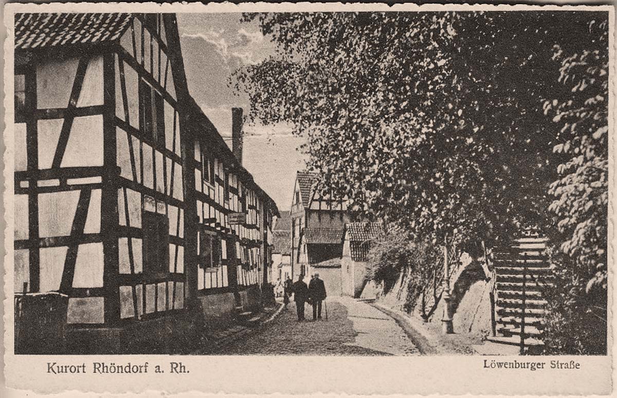 Bad Honnef. Rhöndorf - Löwenburger Straße, 1927
