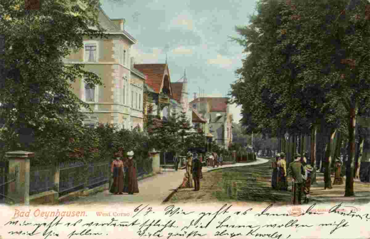 Bad Oeynhausen. Westkorso, 1903