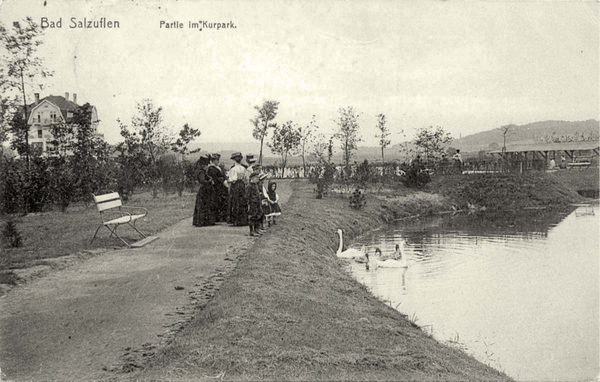 Bad Salzuflen. Kurpark, 1911