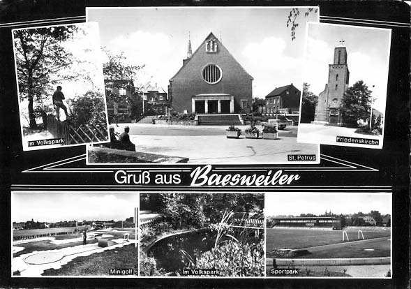 Baesweiler. Panorama der Stadt
