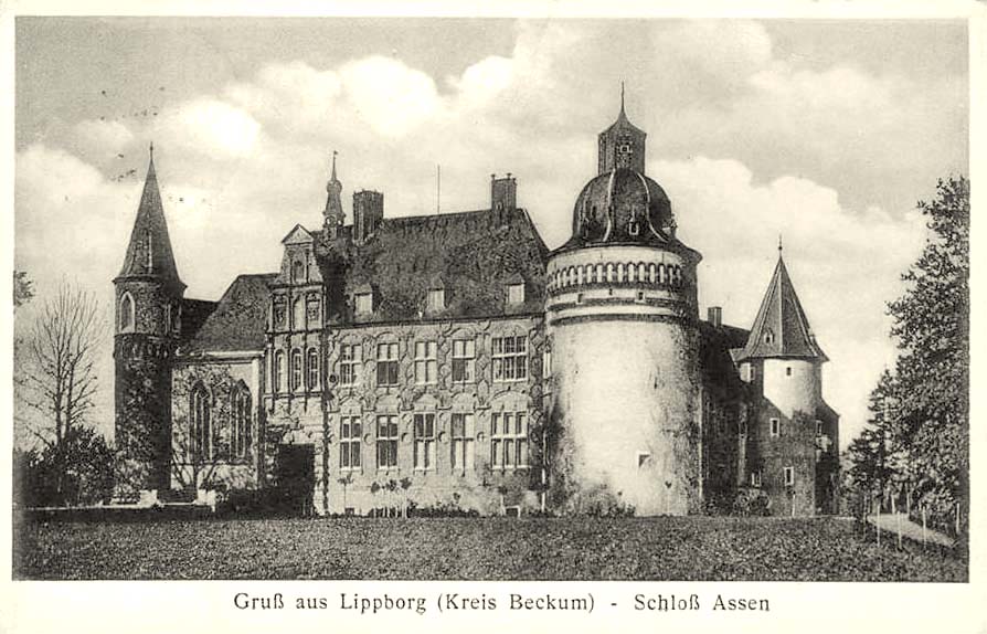 Beckum. Lippborg, Schloß Assen, 1938