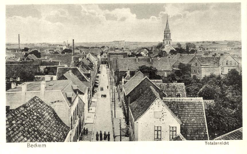 Beckum. Panorama der Stadt