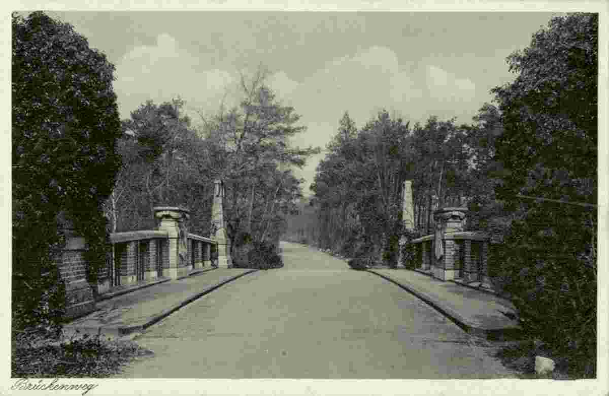 Bedburg-Hau. Provinzial Heil- und Pflegeanstalt, Brücke, 1940