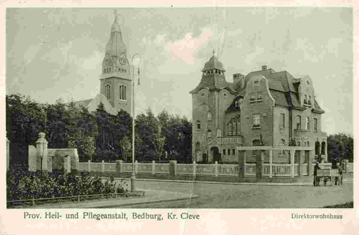 Bedburg-Hau. Provinzial Heil- und Pflegeanstalt, Direktorwohnhaus, um 1930er