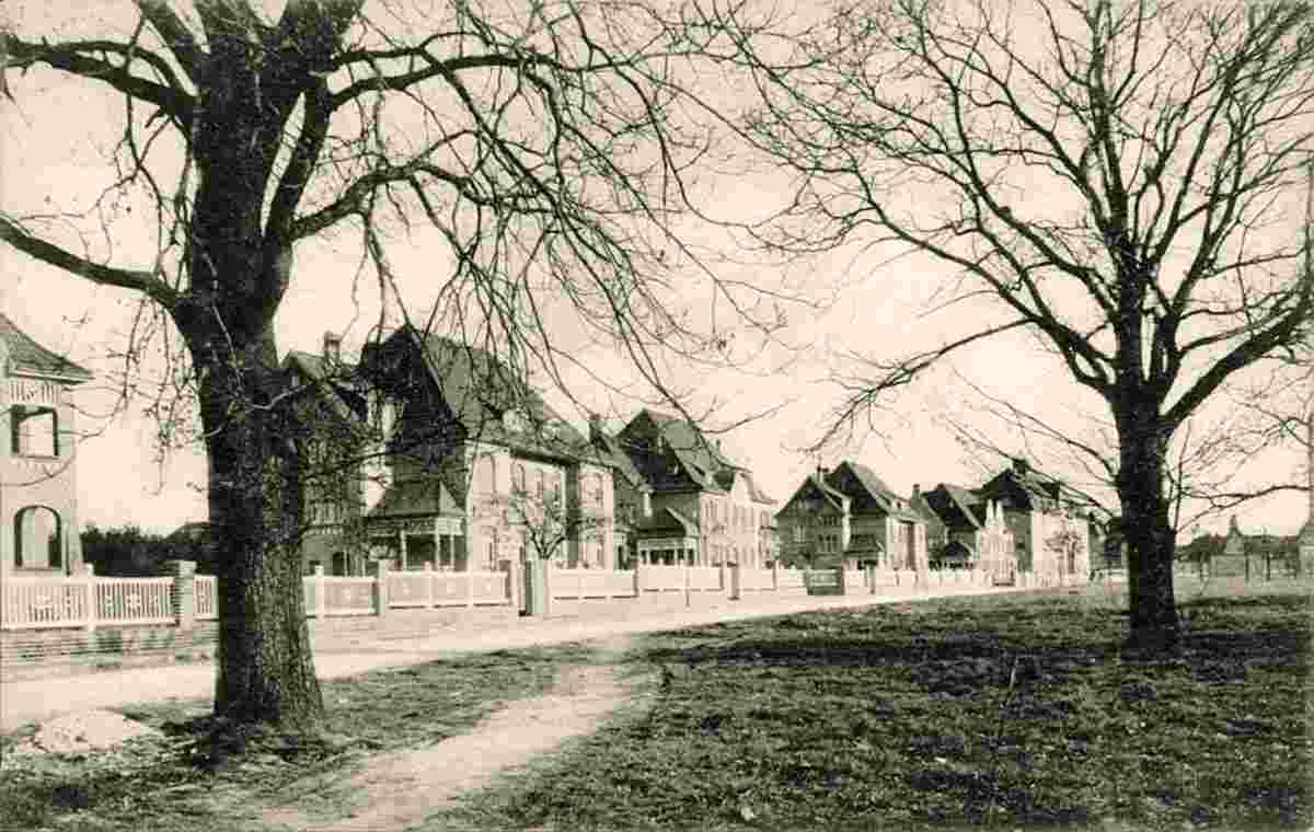 Bedburg-Hau. Provinzial Heil- und Pflegeanstalt, Frontpartie Bedburg, 1915