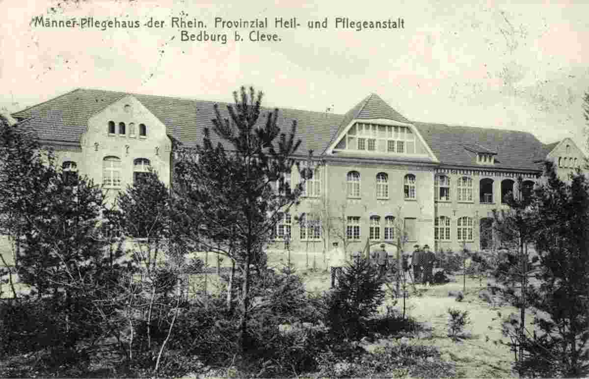 Bedburg-Hau. Provinzial Heil- und Pflegeanstalt, Männer-Pflegehaus, 1914