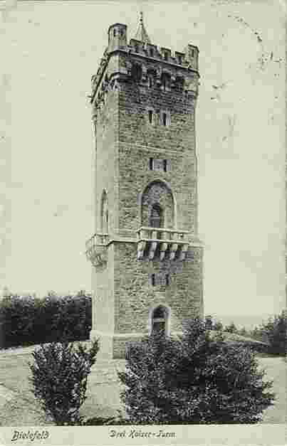 Bielefeld. Drei - Kaiser Turm, 1909