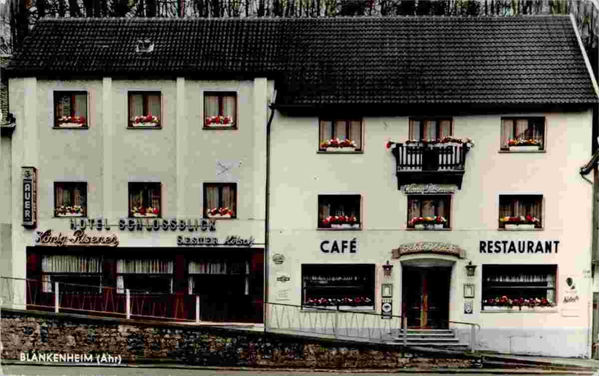 Blankenheim. Hotel 'Schlossblick', Café und Restaurant