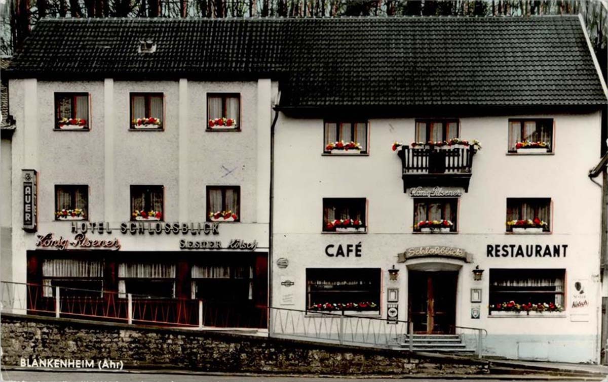 Blankenheim (Ahr). Hotel 'Schlossblick', Café und Restaurant