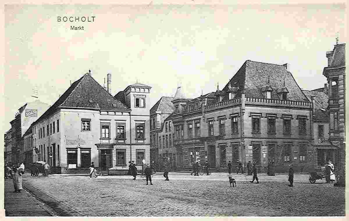 Bocholt. Markt, 1910