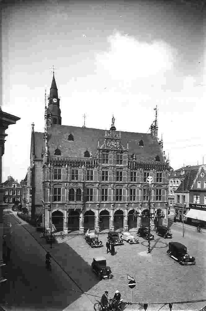 Bocholt. Rathaus (erbaut 1618-1621), Hauptplatz, 1936