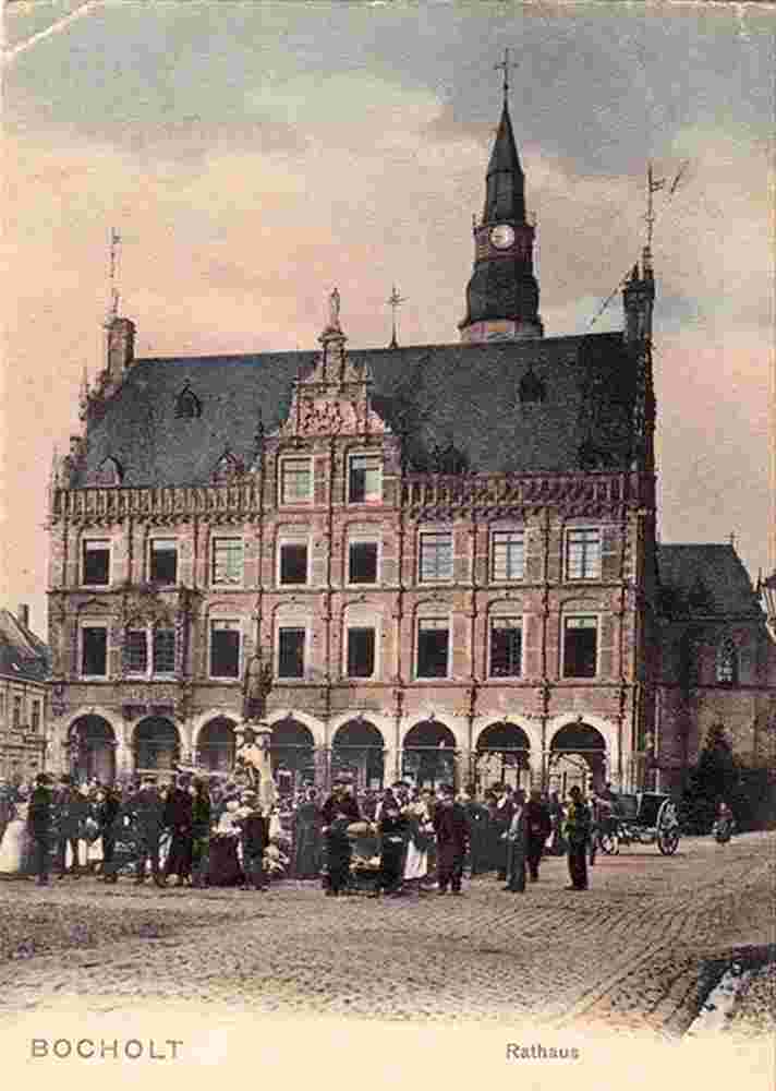 Bocholt. Rathaus, Markt