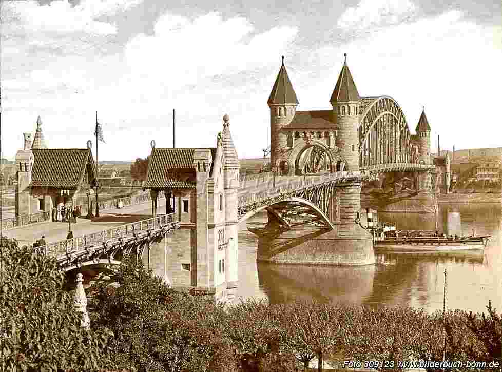 Bonn. Alte Rheinbrücke