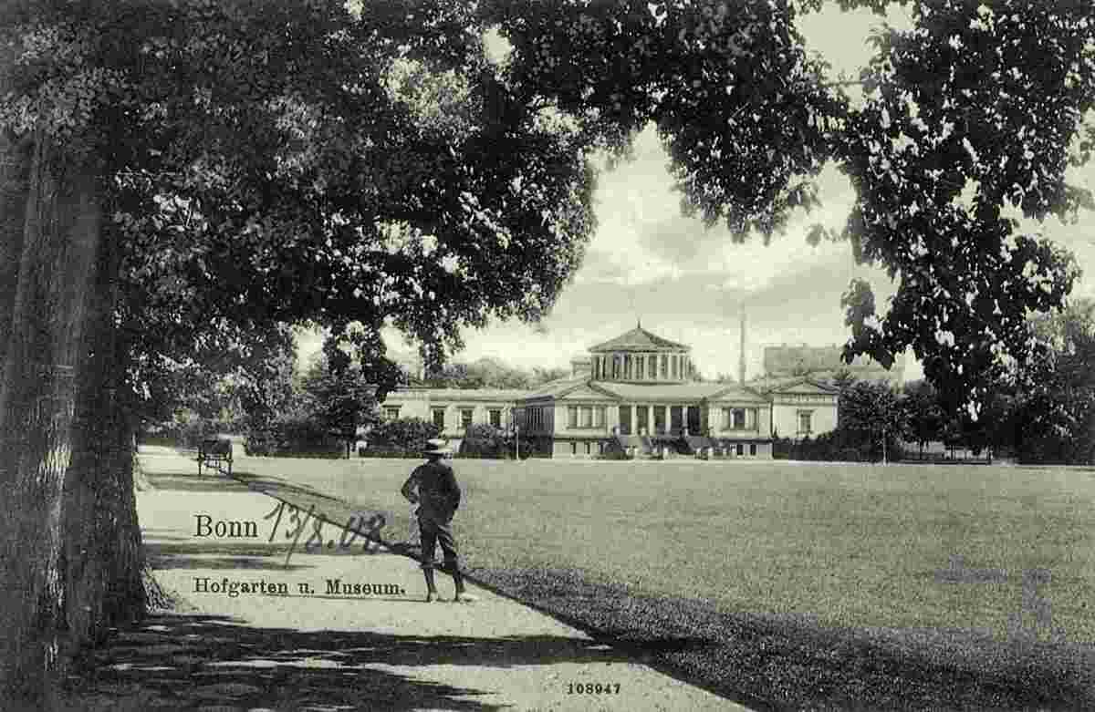 Bonn. Hofgarten und Museum, 1908