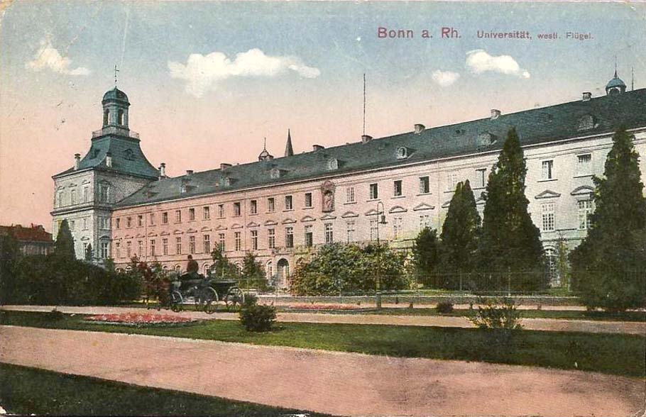 Bonn. Universität - westliche Flügel, 1921