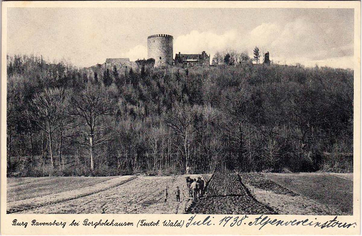 Borgholzhausen. Cleve - Burg Ravensberg, 1938