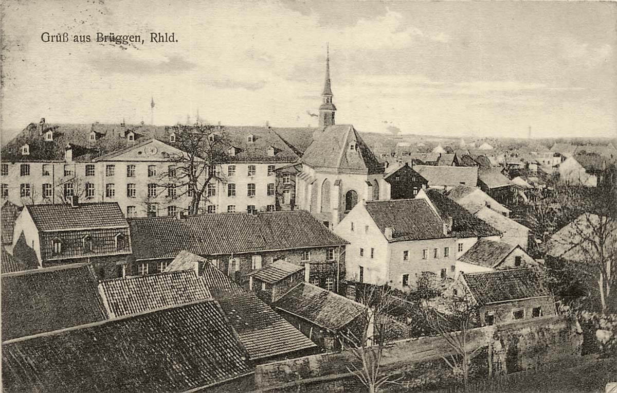 Panorama von Brüggen