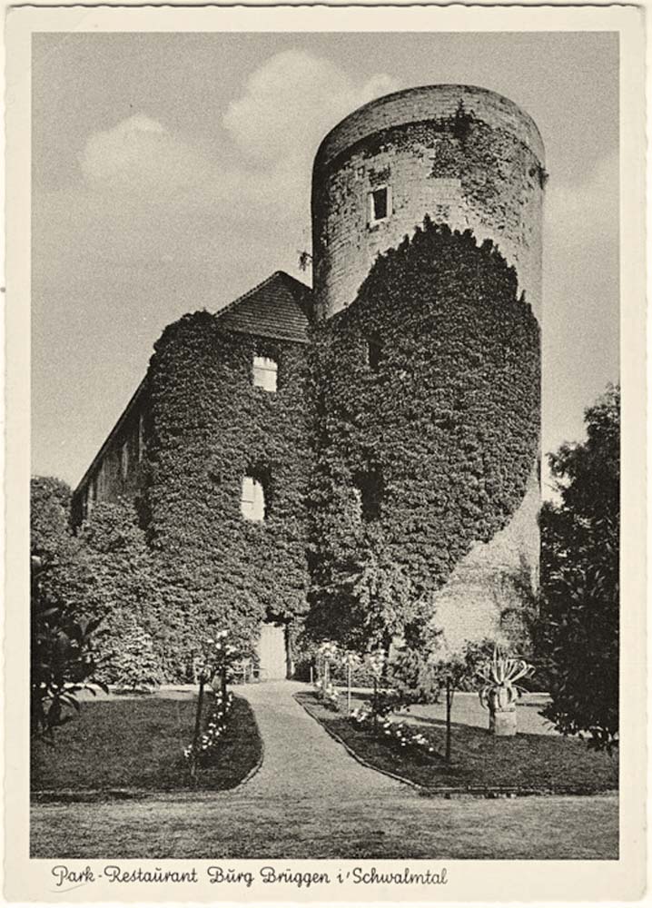 Brüggen. Park-Restaurant Burg Brüggen, 1930