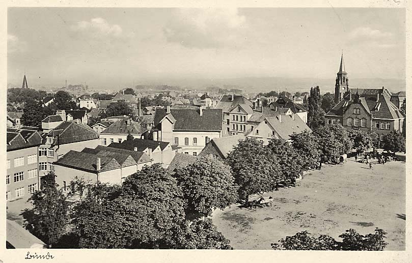Bünde. Panorama der Stadt, 1937