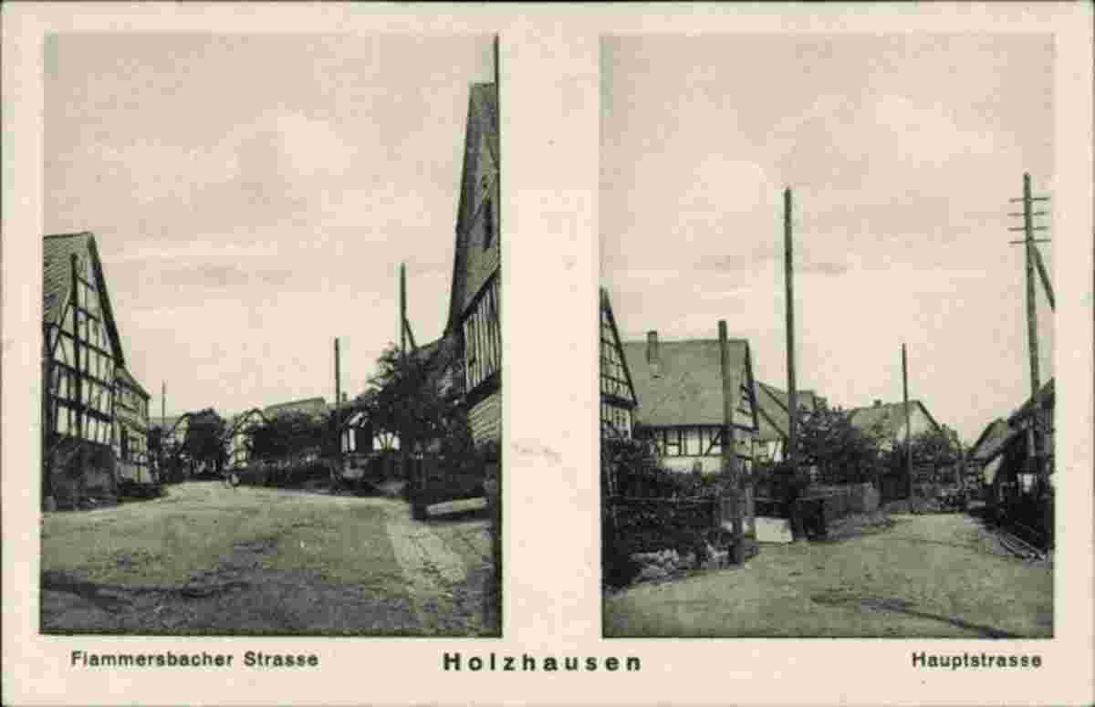 Burbach. Holzhausen - Flammersbacher Straße und Hauptstraße