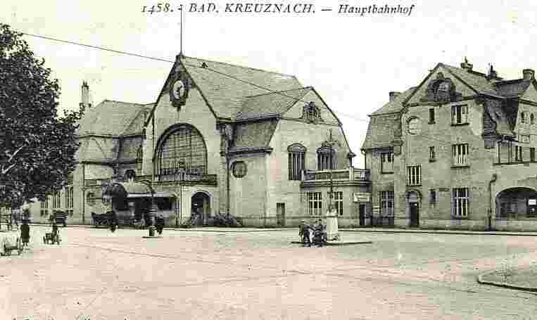 Bad Kreuznach. Haupbahnhof, 1908