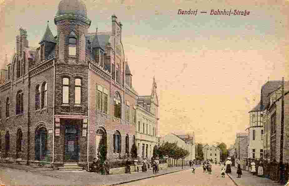 Bendorf. Bahnhof Straße, 1910