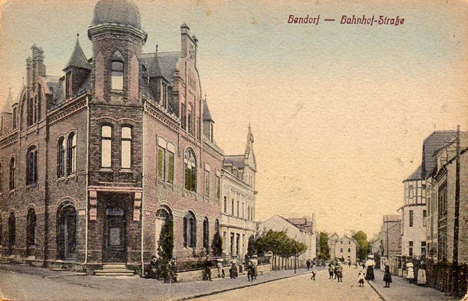 Bendorf. Bahnhof Straße, 1910