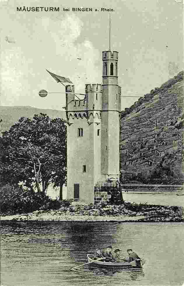 Bingen am Rhein. Mäuseturm, 1913