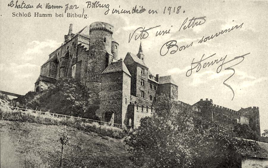 Bitburg. Schloß Hamm, 1918